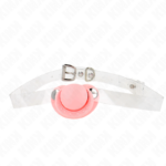 Kink Collar & Gag-Morsetto Tipo Rosa 5.5 X 4 cm Regolabile · Bondage & Manette