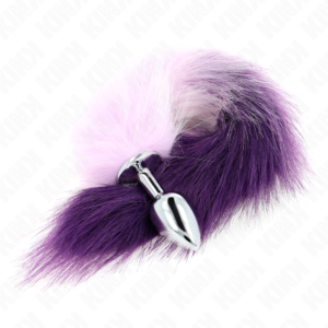 Kink Pleasure Plugs-Plug anale Taglia S 7 X 3 cm con Coda · Accessori BDSM (imaginea 2)