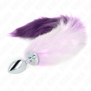 Kink Pleasure Plugs-Plug anale Taglia S 7 X 3 cm con Coda · Accessori BDSM (imaginea 4)