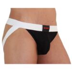 Burn-004 Jock Lucios Nero/Bianco · Intimo uomo