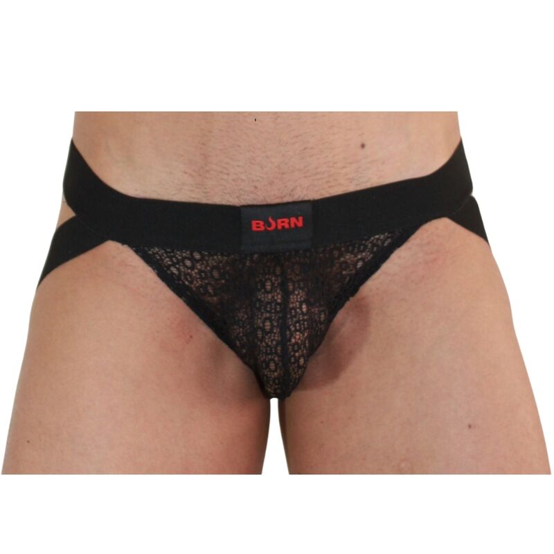Burn-005 Jock Biancheria intima Nero · Intimo uomo (immagine 2)
