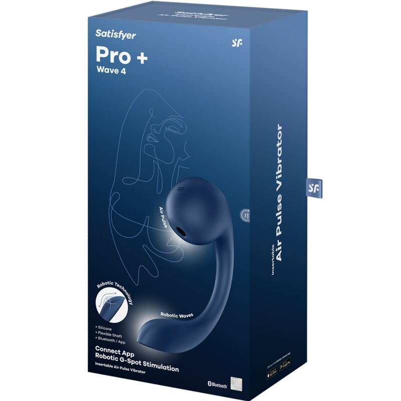 Satisfyer Air Pulse-Pro+ Wave 4 Stimolatore G-spot & Air Pulse · Vibratori (imaginea 5)
