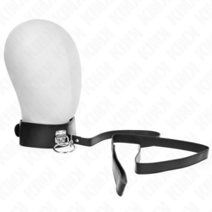 Kink Collar & Gag-Collare con cinturino 116 cm con cinturino Imitazione