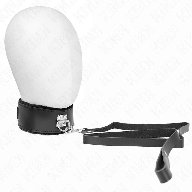 Kink Collar & Gag-Collana con cintura 116 cm con cinturino in pelle