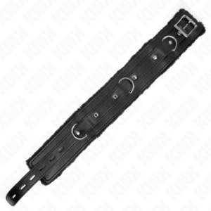 Kink Collar & Gag-Collare con Collare 65 cm con Restrizioni Nero 36-42 · Bondage & Manette (imaginea 3)