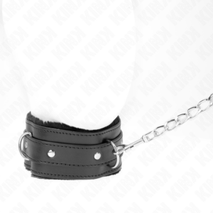 Kink Collar & Gag-Collare con Collare 65 cm con Restrizioni Nero 36-42 · Bondage & Manette (imaginea 5)
