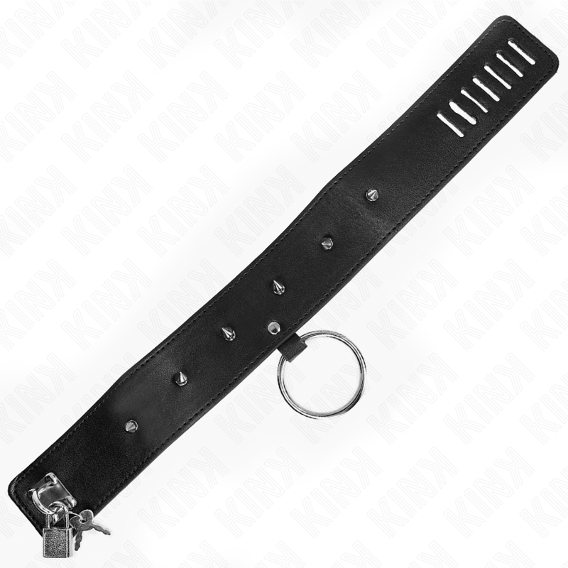 Kink Collar & Gag-Collana 65 cm con guinzaglio argento modello · Bondage & Manette (imaginea 5)