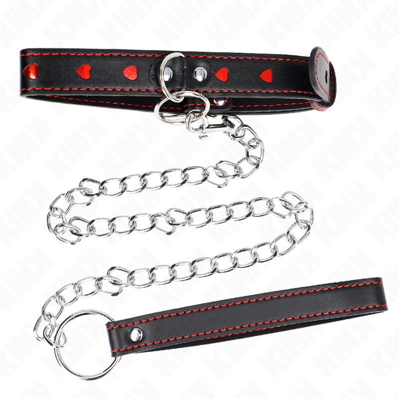 Kink Collar & Gag-Collana con cinturino 65 cm Dettagli Cuore 52.5 X 2.5 cm 3 Kink Collar & Gag-Collana con cinturino 65 cm Dettagli Cuore 52.5 X 2.5 cm · Bondage & Manette (imaginea 3)