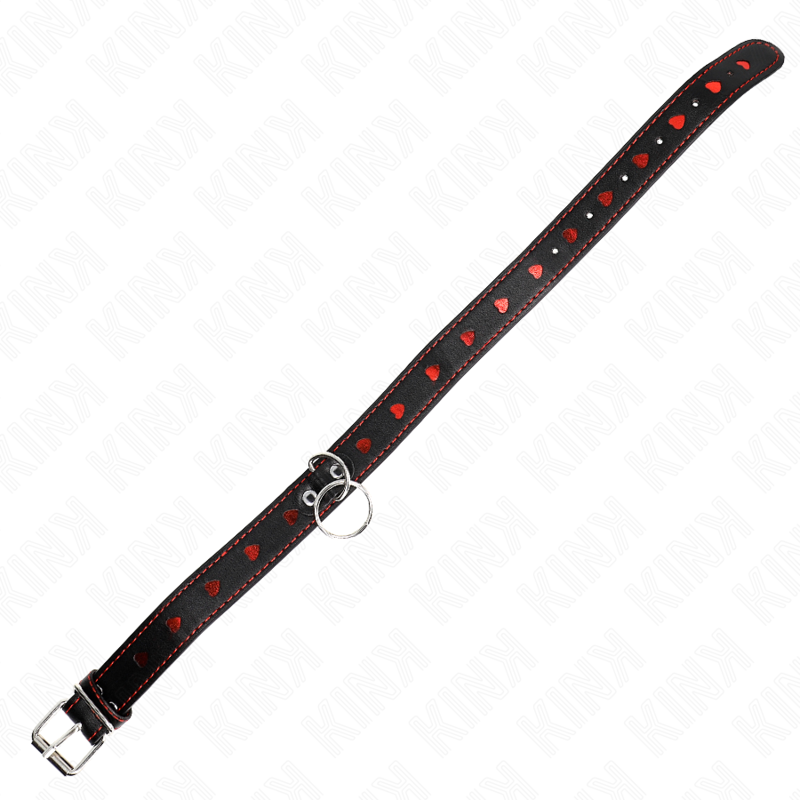 Kink Collar & Gag-Collana con cinturino 65 cm Dettagli Cuore 52.5 X 2.5 cm · Bondage & Manette (imaginea 4)