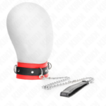 Kink Collar & Gag-Collana con cinturino 65 cm e guinzaglio 54 X 4.5 cm · Bondage & Manette
