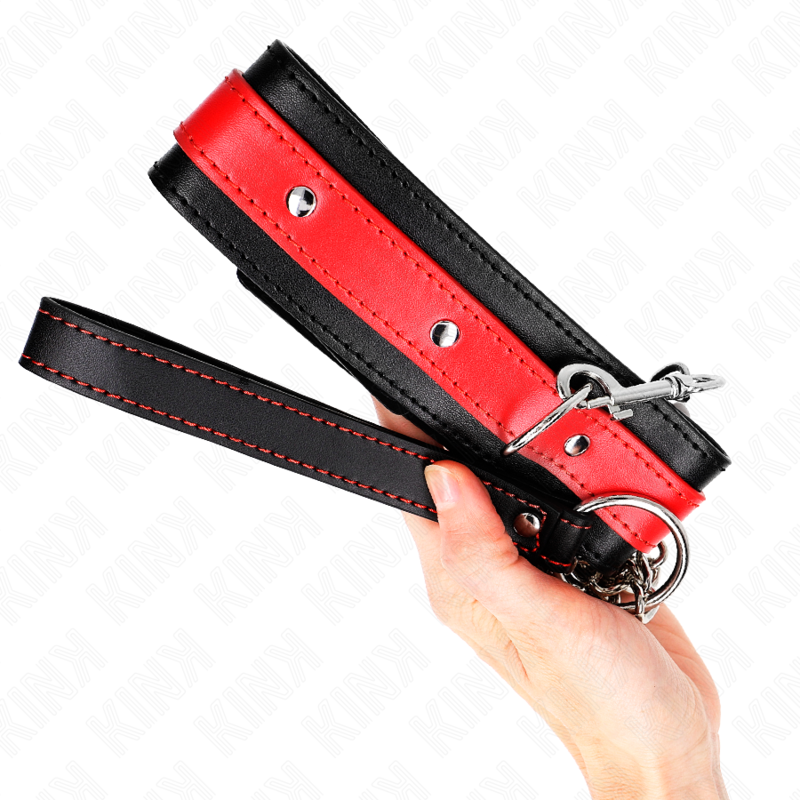 Kink Collar & Gag-Collana con bretelle Rossa 65 cm Regolabile 36-43 3 Kink Collar & Gag-Collana con bretelle Rossa 65 cm Regolabile 36-43 · Bondage & Manette (imaginea 3)