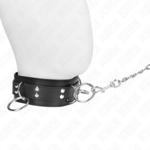 Kink Collar & Gag-Collana Slavery 3 Anelli con Imbracatura 80 cm 53 X 5 11 Kink Collar & Gag-Collana Slavery 3 Anelli con Imbracatura 80 cm 53 X 5 · Bondage & Manette (immagine 5)