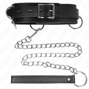 Kink Collar & Gag-Collana Slavery 3 Anelli con Imbracatura 80 cm 53 X 5 12 Kink Collar & Gag-Collana Slavery 3 Anelli con Imbracatura 80 cm 53 X 5 · Bondage & Manette (immagine 6)