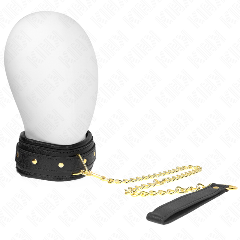 Kink Collar & Gag-Collana con Nastro Imitazione Pelle Schiuma Modello 1