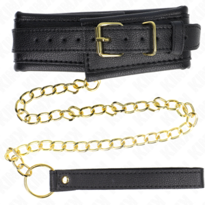 Kink Collar & Gag-Collana con Nastro Imitazione Pelle Schiuma Modello 1 · Bondage & Manette (immagine 6)