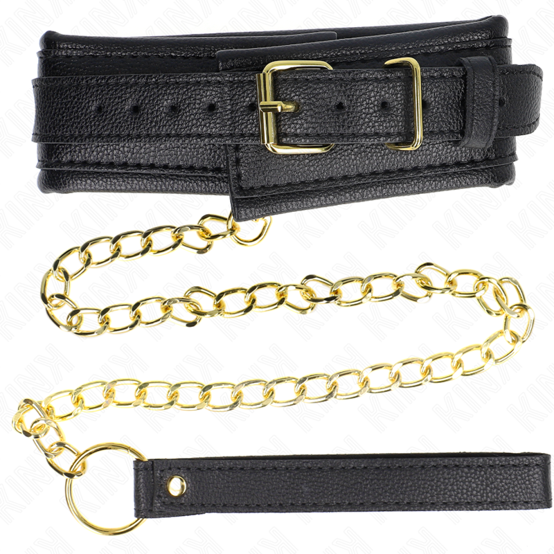Kink Collar & Gag-Collana con Nastro Imitazione Pelle Schiuma Modello 1 · Bondage & Manette (immagine 6)