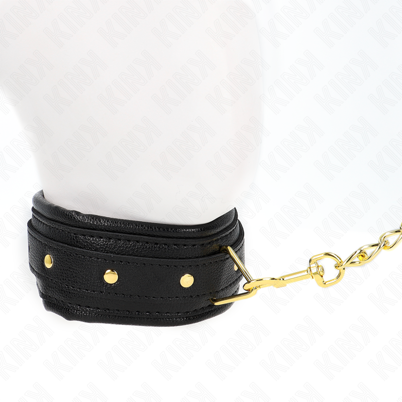 Kink Collar & Gag-Collana con Nastro Imitazione Pelle Schiuma Modello 1 · Bondage & Manette (immagine 4)