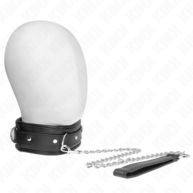 Kink Collar & Gag-Collana con nastro imitazione pelle spugnosa