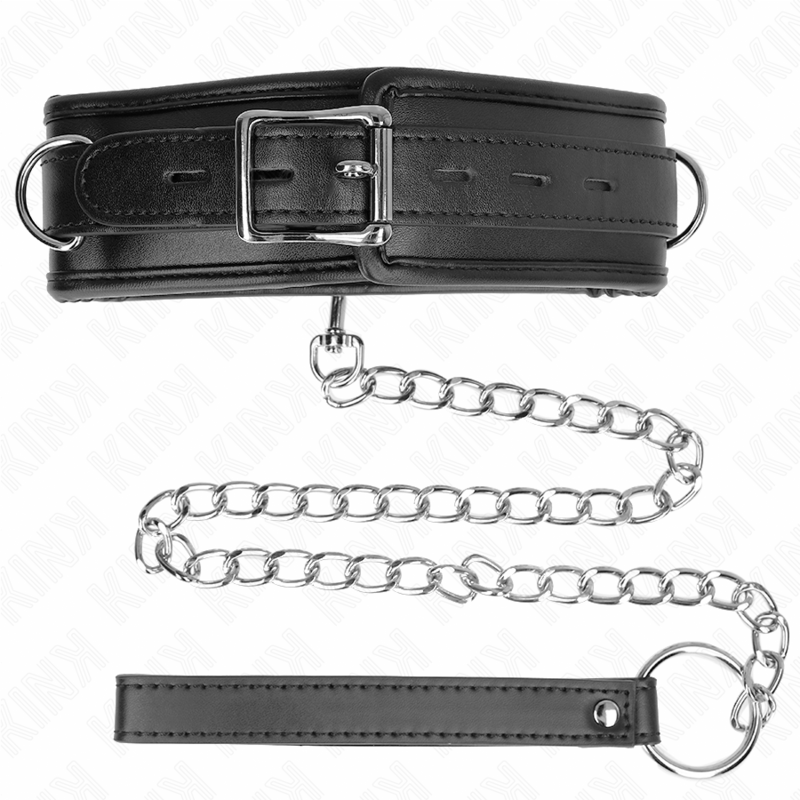 Kink Collar & Gag-Collana con nastro imitazione pelle spugnosa · Bondage & Manette (imaginea 6)