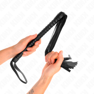 Kink Impact & Touch-Bicicletta con manico strutturato Nero 48.5 cm-Pelle
