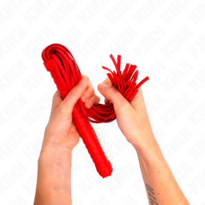 Kink Impact & Touch-Bicicletta con impugnatura strutturata Rosso 48.5 cm · Accessori BDSM (imaginea 3)