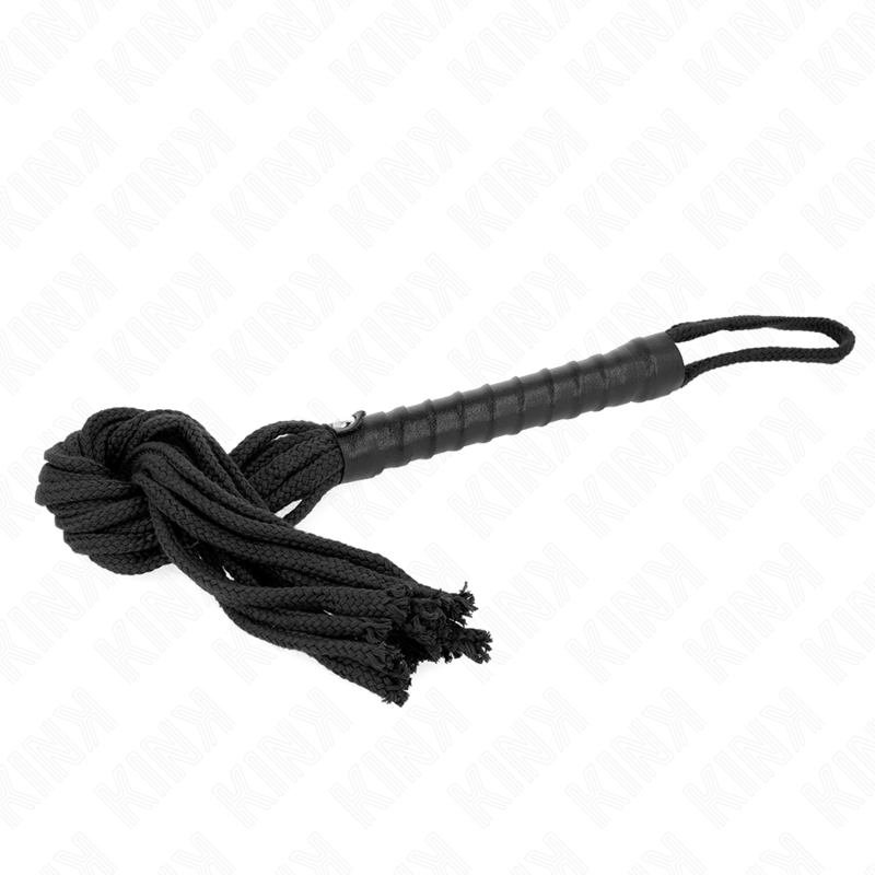 Kink Impact & Touch-Bici di corda Nera 56 cm 2 Kink Impact & Touch-Bici di corda Nera 56 cm · Accessori BDSM (imaginea 2)