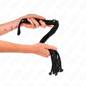 Kink Impact & Touch-Bici di corda Nera 56 cm · Accessori BDSM (imaginea 3)