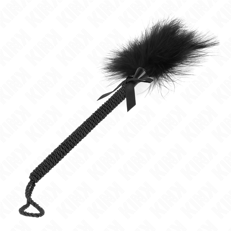 Kink Impact & Touch-Bacchetta in Nylon con Penna Tickle e Fodera · Accessori BDSM (imaginea 4)