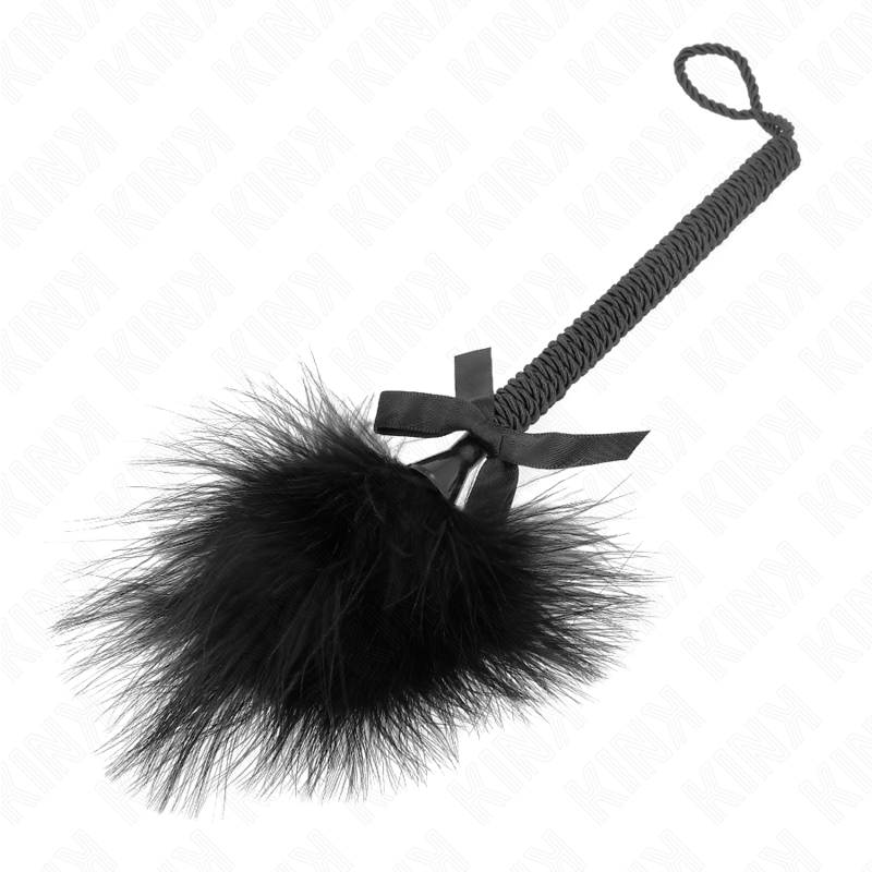 Kink Impact & Touch-Bacchetta in Nylon con Penna Tickle e Fodera · Accessori BDSM (imaginea 5)