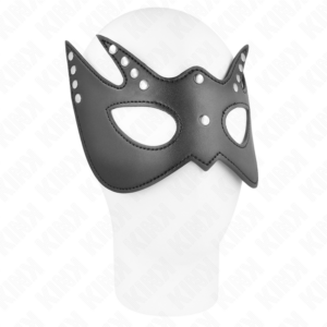 Kink Masked Allure-Maschera Lilla con Ricci 23 X 15 cm-Metal · Bondage & Manette (imaginea 2)