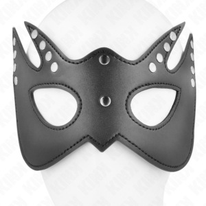 Kink Masked Allure-Maschera Lilla con Ricci 23 X 15 cm-Metal · Bondage & Manette (imaginea 3)