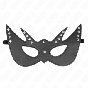 Kink Masked Allure-Maschera Lilla con Ricci 23 X 15 cm-Metal · Bondage & Manette (imaginea 4)