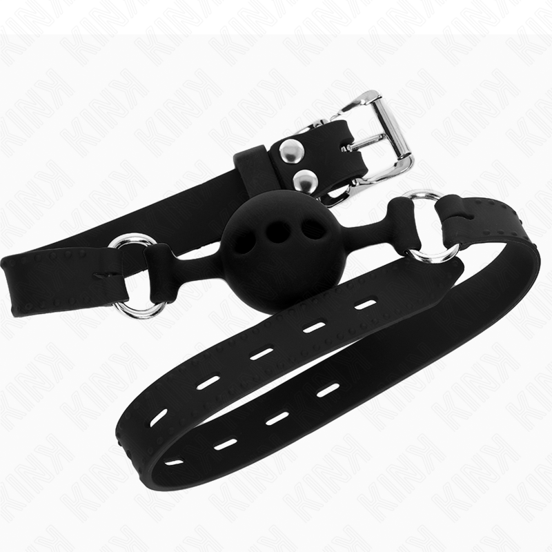 Kink Collar & Gag-Gag di Silicone Integrale 55 X 2 cm con Sfera 4 2 Kink Collar & Gag-Gag di Silicone Integrale 55 X 2 cm con Sfera 4 · Bondage & Manette (imaginea 2)