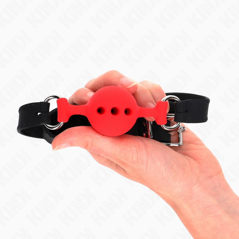 Kink Collar & Gag-Gag in Silicone Completo 55 X 2 cm con Palla 4 2 Kink Collar & Gag-Gag in Silicone Completo 55 X 2 cm con Palla 4 · Bondage & Manette (imaginea 2)