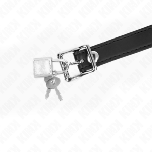 Kink Collar & Gag-Ball Gag in Silicone 4 cm con lucchetto 60 X 2 cm 8 Kink Collar & Gag-Ball Gag in Silicone 4 cm con lucchetto 60 X 2 cm · Bondage & Manette (imaginea 4)