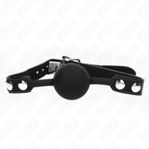 Kink Collar & Gag-Modello 1 Palla in Silicone 4 cm Gag con lucchetto 60 123 Kink Collar & Gag-Modello 1 Palla in Silicone 4 cm Gag con lucchetto 60