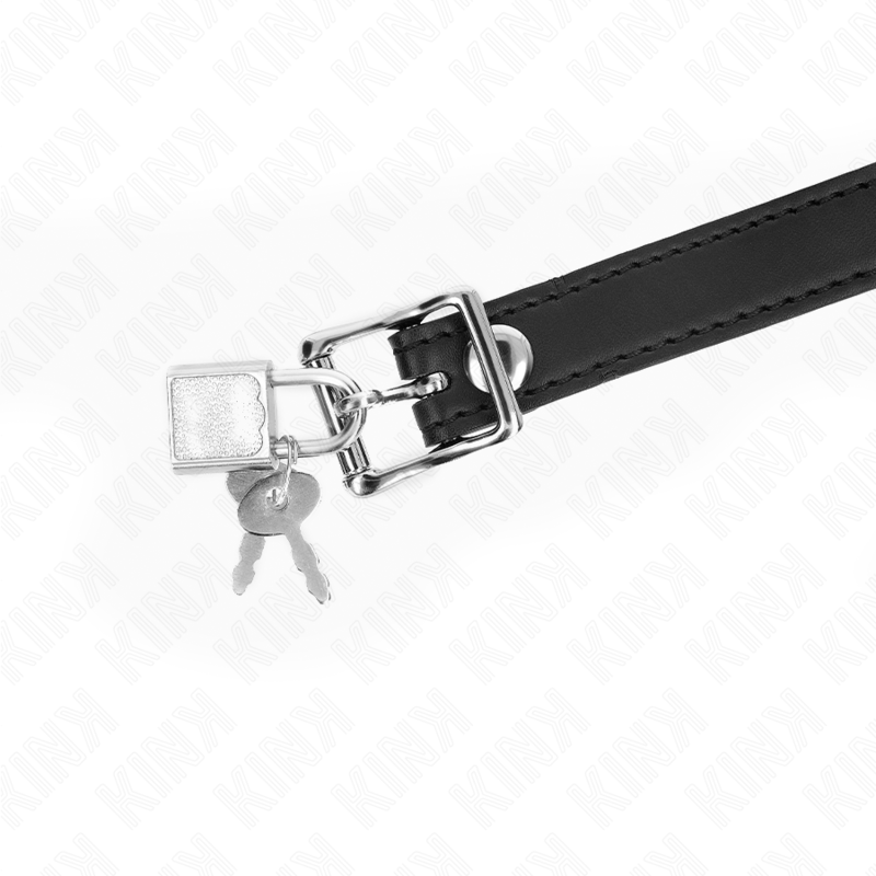 Kink Collar & Gag-Modello 1 Palla in Silicone 4 cm Gag con lucchetto 60 · Bondage & Manette (imaginea 5)