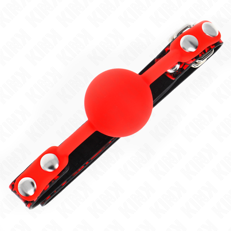 Kink Collar & Gag-Gag con Sfera di Silicone 4 cm Model 2 60 X 2 cm 3 Kink Collar & Gag-Gag con Sfera di Silicone 4 cm Model 2 60 X 2 cm · Bondage & Manette (imaginea 3)