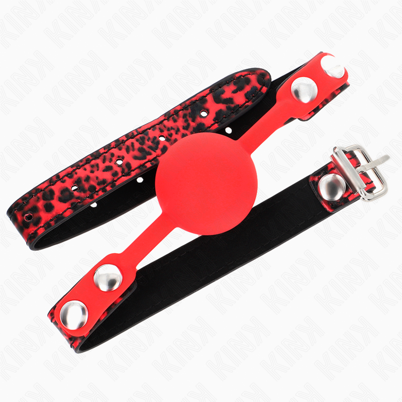 Kink Collar & Gag-Gag con Sfera di Silicone 4 cm Model 2 60 X 2 cm 4 Kink Collar & Gag-Gag con Sfera di Silicone 4 cm Model 2 60 X 2 cm · Bondage & Manette (imaginea 4)