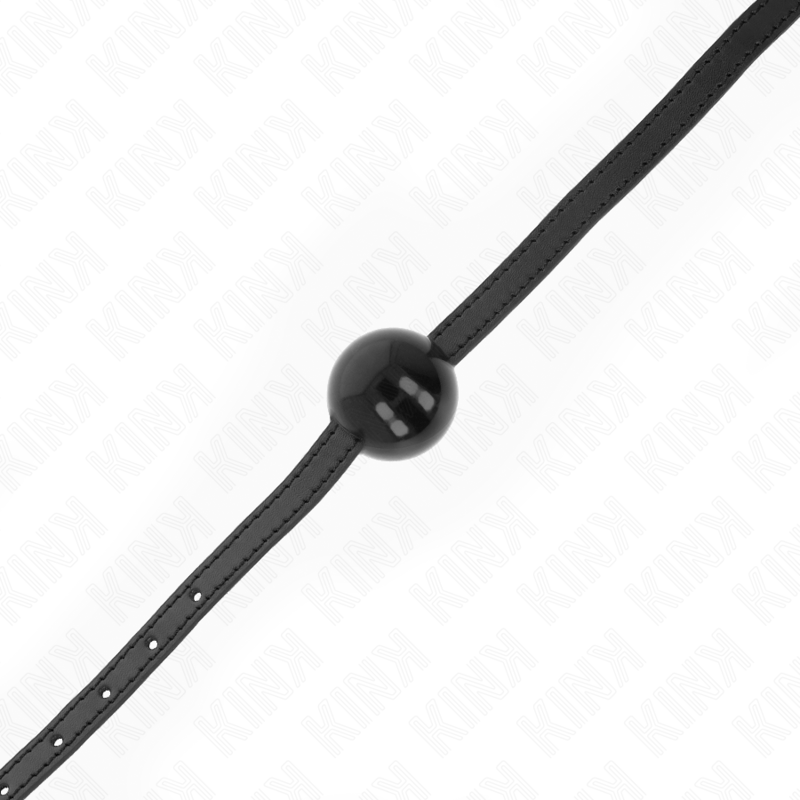 Kink Collar & Gag-Gag con Sfera Solida Nera 4 cm, Cintura 65 X 1.5 cm 2 Kink Collar & Gag-Gag con Sfera Solida Nera 4 cm, Cintura 65 X 1.5 cm · Bondage & Manette (imaginea 2)