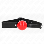 Kink Collar & Gag-66 X 2.5 cm Curea Ajustabilă 41-61 cm-TPE · Bondage & Catuse