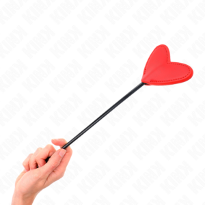 Kink Impact & Touch-Tavolozza a forma di cuore Rossa 33 X 10 cm · Accessori BDSM