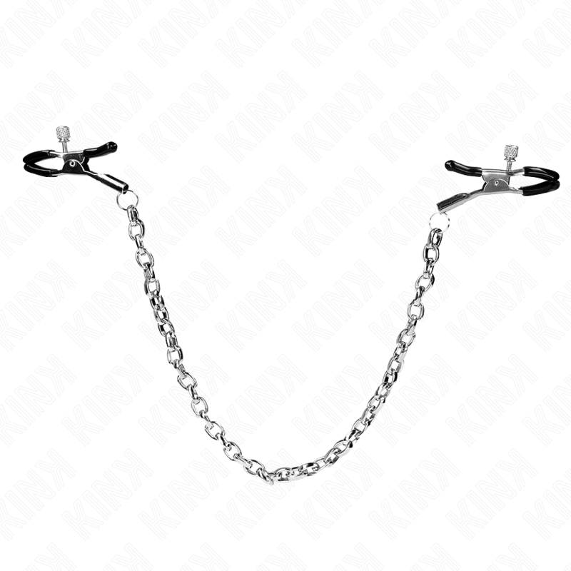 Kink Nipple Grip-Morsetti per capezzoli Catena Grosso 30 cm-Metal 4 Kink Nipple Grip-Morsetti per capezzoli Catena Grosso 30 cm-Metal · Accessori BDSM (imaginea 4)
