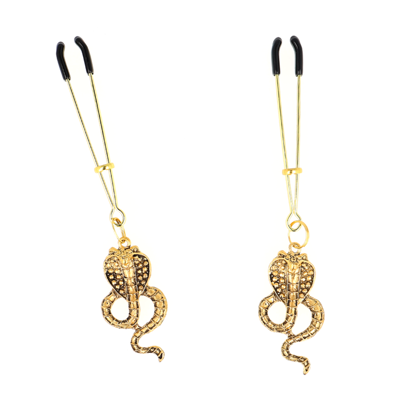 Kink Nipple Grip-Morsetti per capezzoli pendenti Cobra 6 cm-Metal 2 Kink Nipple Grip-Morsetti per capezzoli pendenti Cobra 6 cm-Metal · Accessori BDSM (imaginea 2)