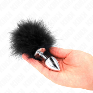 Kink Pleasure Plugs-Plug anale Acciaio Inossidabile 11 X 7 cm