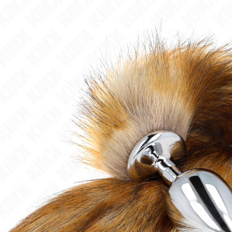 Kink Pleasure Plugs-Plug anale Dimensione L 10 X 4 cm con Coda · Accessori BDSM (imaginea 4)