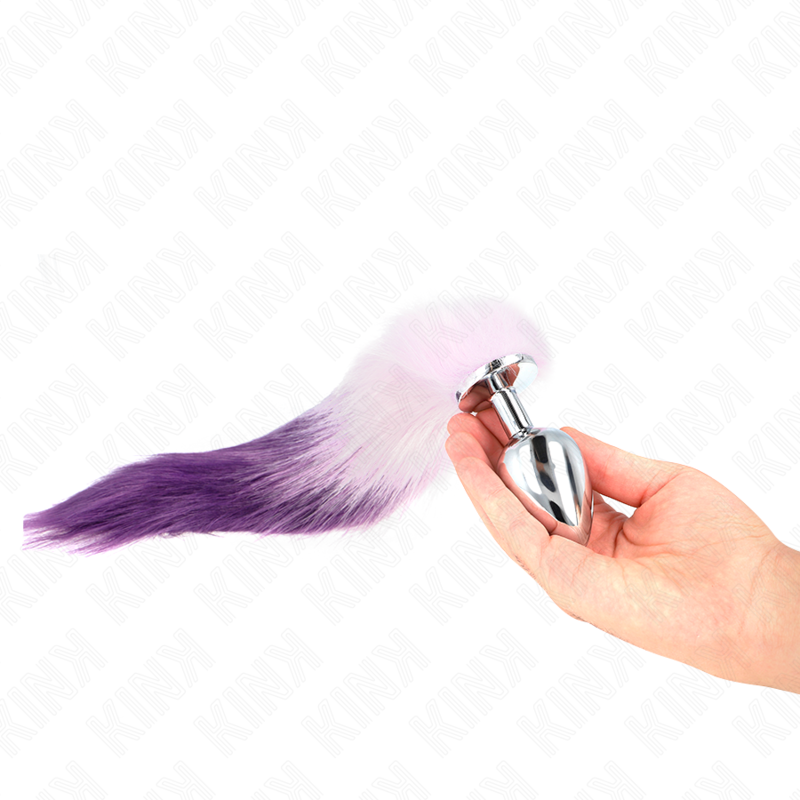 Kink Pleasure Plugs-Anale Plug Taglia L 10 X 4 cm con Coda 1 Kink Pleasure Plugs-Anale Plug Taglia L 10 X 4 cm con Coda · Accessori BDSM