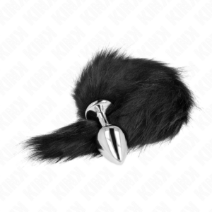 Kink Pleasure Plugs-Plug anale Size M 8 X 3.5 cm con Coda-Nero, Taglia M 6 Kink Pleasure Plugs-Plug anale Size M 8 X 3.5 cm con Coda-Nero, Taglia M · Accessori BDSM (imaginea 2)