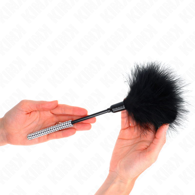 Kink Impact & Touch-Pene Tickle, Manico con Strass, 27 cm 3 Kink Impact & Touch-Pene Tickle, Manico con Strass, 27 cm · Accessori BDSM (imaginea 3)