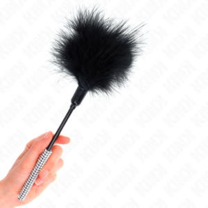 Kink Impact & Touch-Pene Tickle, Manico con Strass, 27 cm